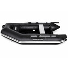 Harrington Marine Harrington Pro Slatted Floor Inflatable Dinghy (Black) with ePropulsion Spirit 1.0 1kW (3hp) Electric Outboard Motor  