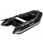 Harrington Marine Harrington Pro Slatted Floor Inflatable Dinghy (Black) with ePropulsion Spirit 1.0 1kW (3hp) Electric Outboard Motor  