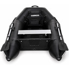 Harrington Marine Harrington Pro Slatted Floor Inflatable Dinghy (Black) with ePropulsion Spirit 1.0 1kW (3hp) Electric Outboard Motor  
