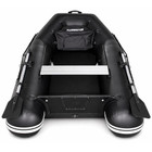 Harrington Marine Harrington Lightweight Pro Air Floor Inflatable Dinghy (Black) with ePropulsion eLite 500W (1.5hp) Electric Outboard Motor  
