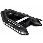 Harrington Marine Harrington Pro Slatted Floor Inflatable Dinghy (Black) with ePropulsion eLite 500W (1.5hp) Electric Outboard Motor  