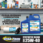  Starbrite 25W-40 Synthetic Blend 4-Stroke Outboard Oil 