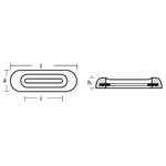  Tecnoseal Aluminium Mini Euro Anode 0.65kg 