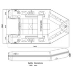 Seago Spirit 240 Slatted Floor 2.4m Inflatable Dinghy 