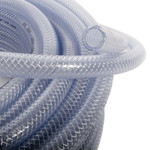 Pirates Cave Value Clear Braided Reinforced Hose (Per Metre)  Pirates Cave Value Clear Braided Reinforced Hose (Per Metre)