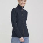 Holebrook Claire Women's Knitted Windproof Zip Jacket_imageset:Chambray Navy