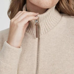 Holebrook Claire Women's Knitted Windproof Zip Jacket_imageset:Sand Beige