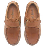 Chatham Oliver Kids Velcro Nubuck Deck Shoes_imageset:Tan