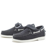 Chatham Oliver Kids Velcro Nubuck Deck Shoes_imageset:Navy Blue Chatham Oliver Kids Velcro Nubuck Deck Shoes_imageset:Navy Blue