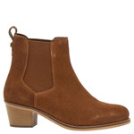  Chatham Barbury Women's Suede Mid-Heel Chelsea Boots Tan 