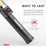  Nebo Big Larry 2 500 Lumen Rechargeable Work Lamp 