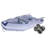  Seago Spirit 240 Slatted Floor 2.4m Inflatable Dinghy with Seago Dinghy Dolly Wheels 