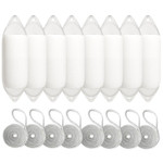 Harrington Marine Harrington Cylindrical Fender 8 Pack (Size 1) 11 x 30cm 