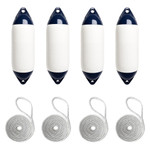 Harrington Marine Harrington Cylindrical Fender 4 Pack (Size 1) 11 x 30cm 