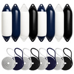Harrington Marine Harrington Cylindrical Fender 8 Pack (Size 2) 14 x 58cm 