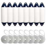 Harrington Marine Harrington Cylindrical Fender 8 Pack (Size 2) 14 x 58cm 