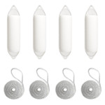 Harrington Marine Harrington Cylindrical Fender 4 Pack (Size 6) 24 x 106cm 