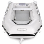 Harrington Marine Harrington Lightweight Pro Air Floor Inflatable Dinghy (Grey) with Mercury Short Shaft Outboard Engine  