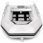 Harrington Marine Harrington Lightweight Pro Air Floor Inflatable Dinghy (Grey) with ePropulsion Spirit 1.0 1kW (3hp) Electric Outboard Motor  
