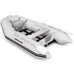 Harrington Marine Harrington Pro Slatted Floor Inflatable Dinghy (Grey) with ePropulsion Spirit 1.0 1kW (3hp) Electric Outboard Motor  