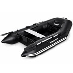 Harrington Marine Harrington Pro Slatted Floor Inflatable Dinghy (Black) with ePropulsion eLite 500W (1.5hp) Electric Outboard Motor  