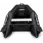 Harrington Marine Harrington Pro Slatted Floor Inflatable Dinghy (Black) with ePropulsion eLite 500W (1.5hp) Electric Outboard Motor  