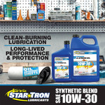  Starbrite 10W-30 Premium Synthetic Blend 4-Stroke Outboard Oil 