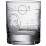Nauticalia Plimsoll Line Whisky Tumbler 220ml 