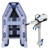 Seago Spirit 240 Slatted Floor Inflatable Dinghy with ePropulsion Spirit 1.0 Plus 1kW (3hp) Short Shaft Electric Outboard Motor