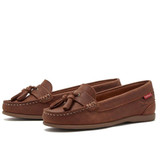 Chatham Pulau Women's Tassel Loafer Deck Shoes_imageset:Dark Tan