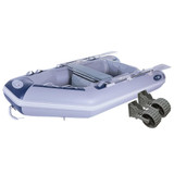  Seago Spirit 240 Slatted Floor 2.4m Inflatable Dinghy with Seago Dinghy Dolly Wheels 