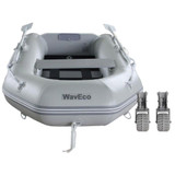  WavEco 2.6m Slatted Floor Inflatable Dinghy with Waveline Dinghy Dolly Wheels 