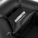 Harrington Marine Harrington Lightweight Pro Air Floor Inflatable Dinghy (Black) with ePropulsion eLite 500W (1.5hp) Electric Outboard Motor  