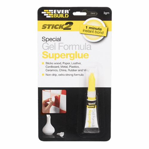 Ever Build Everbuild Stick 2 Gel Formula Superglue 3g 