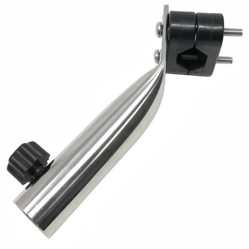 Pirates Cave Value Flag Pole Socket / Holder Rail Mount Stainless Steel 