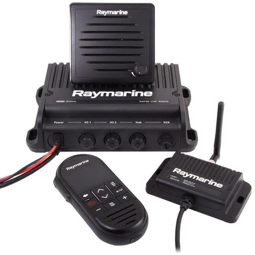 Raymarine Ray90 Black Box Fixed VHF Radio   Raymarine Ray90 Black Box Fixed VHF Radio