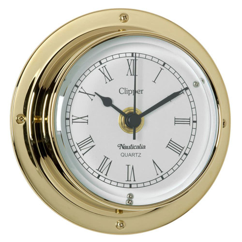  Nauticalia Clipper Tarnish-Free QuickFix Clock 