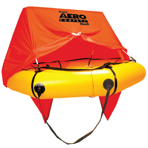 Revere 2 Man Aero Compact Life Raft w/ Canopy