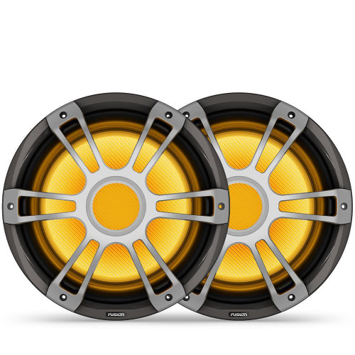  Fusion Signature Series 3i Sports Grey Marine Subwoofer w/ CRGBW 