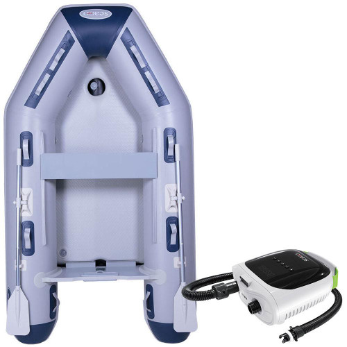  Seago Spirit 290 Air Deck 2.9m Inflatable Dinghy w/ Seago Airflow 250 Rechargeable Pump 