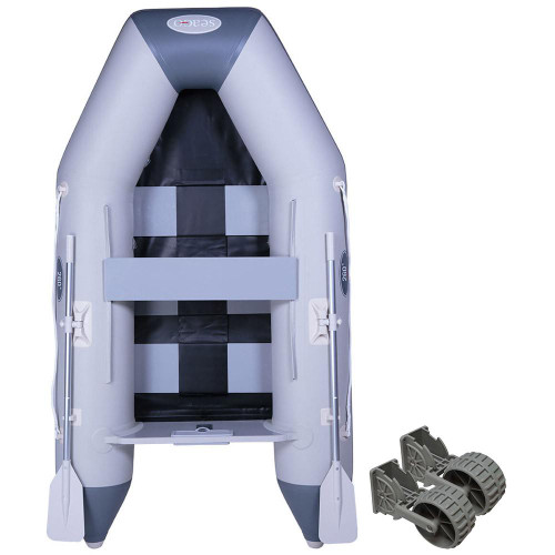  Seago 260 Slatted Floor 2.6m Inflatable Dinghy with Seago Dinghy Dolly Wheels 