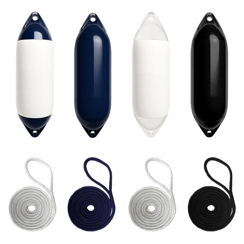Harrington Marine Harrington Cylindrical Fender 4 Pack (Size 1) 11 x 30cm 
