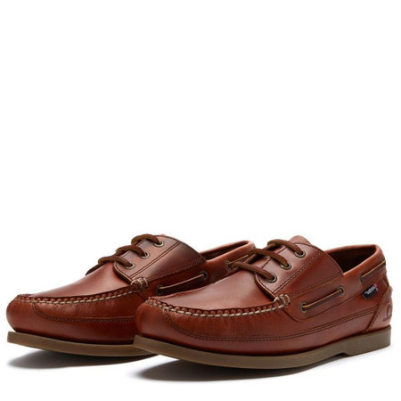 Chatham Footwear Men\u0026#039;s Deck Shoes Wide Fit Boat Shoes Mens Shoes Size  12 Wide Fitting Galley II Tan Leather