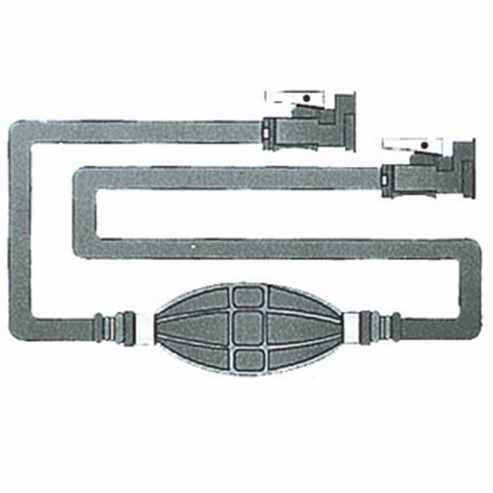 Pirates Cave Value OMC Fuel Line Kit with Primer Bulb 3m Hose 