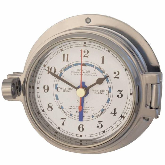  Channel Range Polished Chrome Tide Clock 3" 