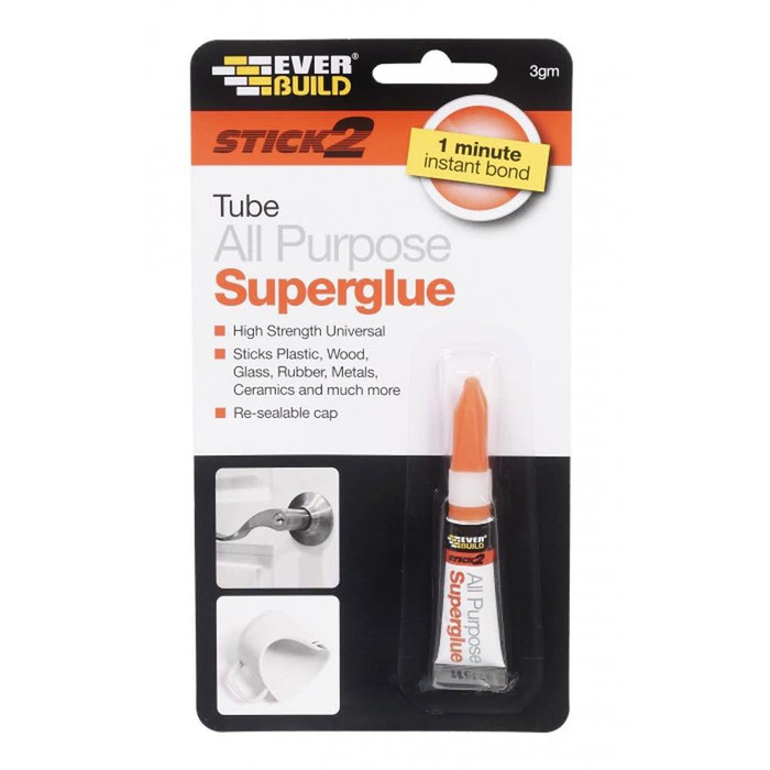 Ever Build Everbuild Stick 2 All Purpose Superglue 3g 