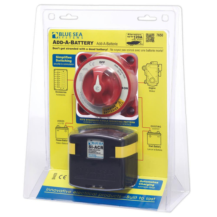 Blue Sea Systems Blue Sea Dual Circuit Add A Battery Kit 