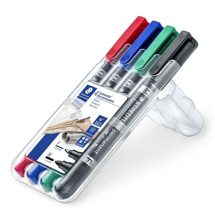  Staedtler Lumocolor Permanent Pens 