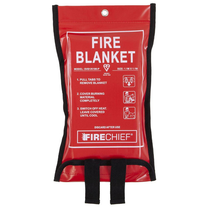 FireChief Firechief Soft Case Fire Blanket 1m x 1m 