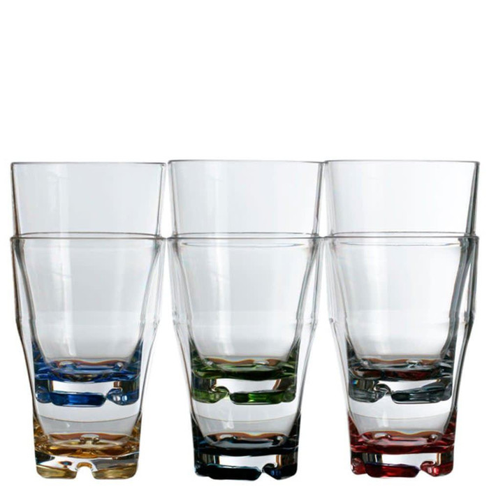 Pirates Cave Value Stackable Beverage Glasses (Set of 6) 